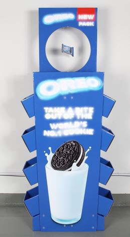 Custom Oreo Chocolate Cardboard Display