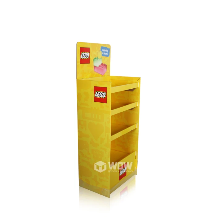 LEGO খেলনা কার্ডবোর্ড প্রদর্শন স্ট্যান্ড